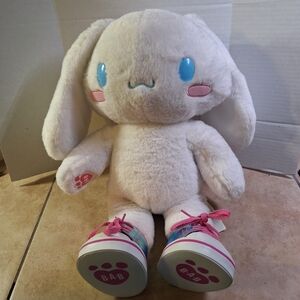 Build a Bear Sanrio Hello Kitty Cinnamoroll 2025 White 16” Pink Sparkly Shoes